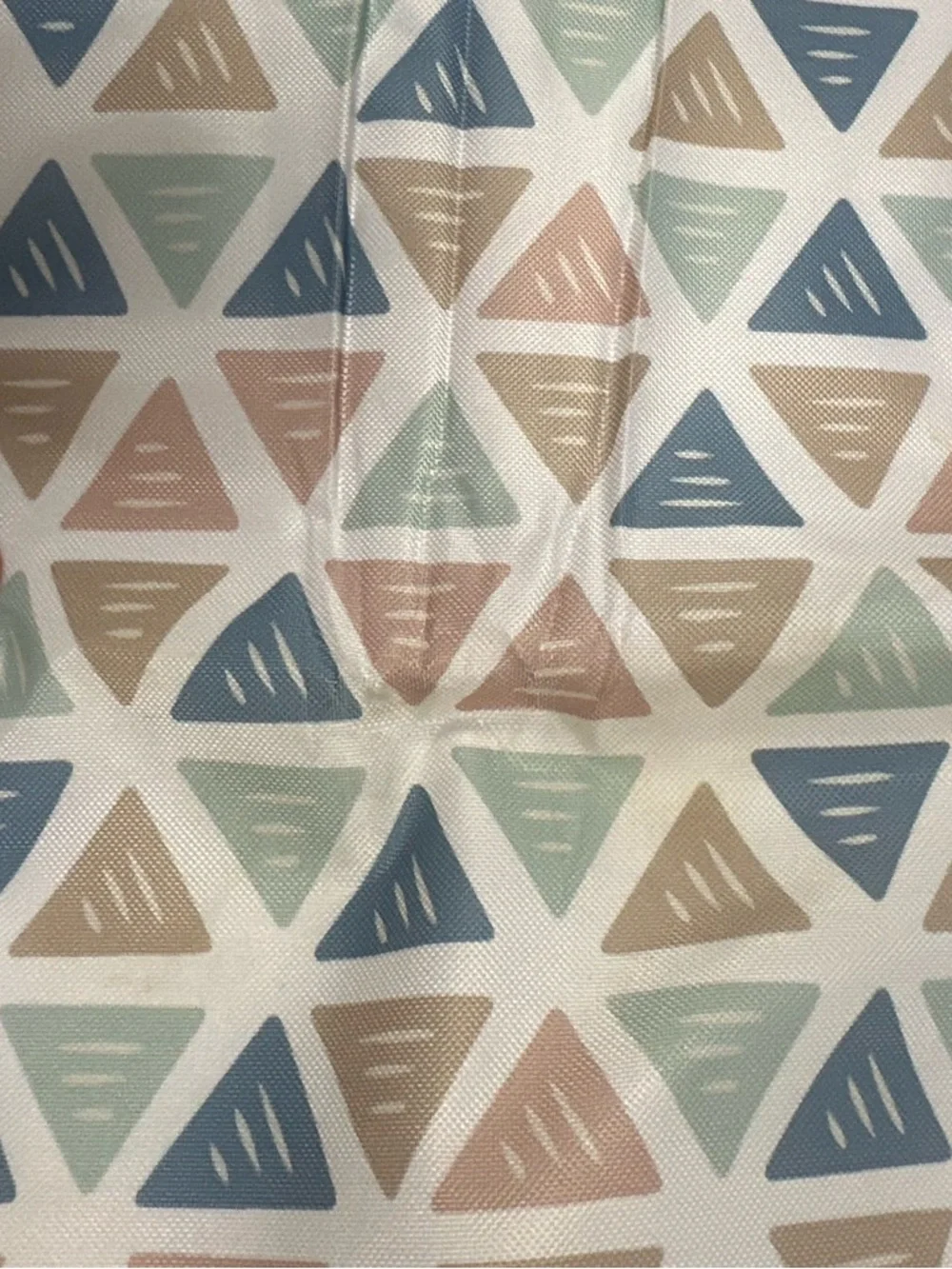 Geometric Triangle Pattern Changing Pad - Pastel Multi - Picture 4 of 4